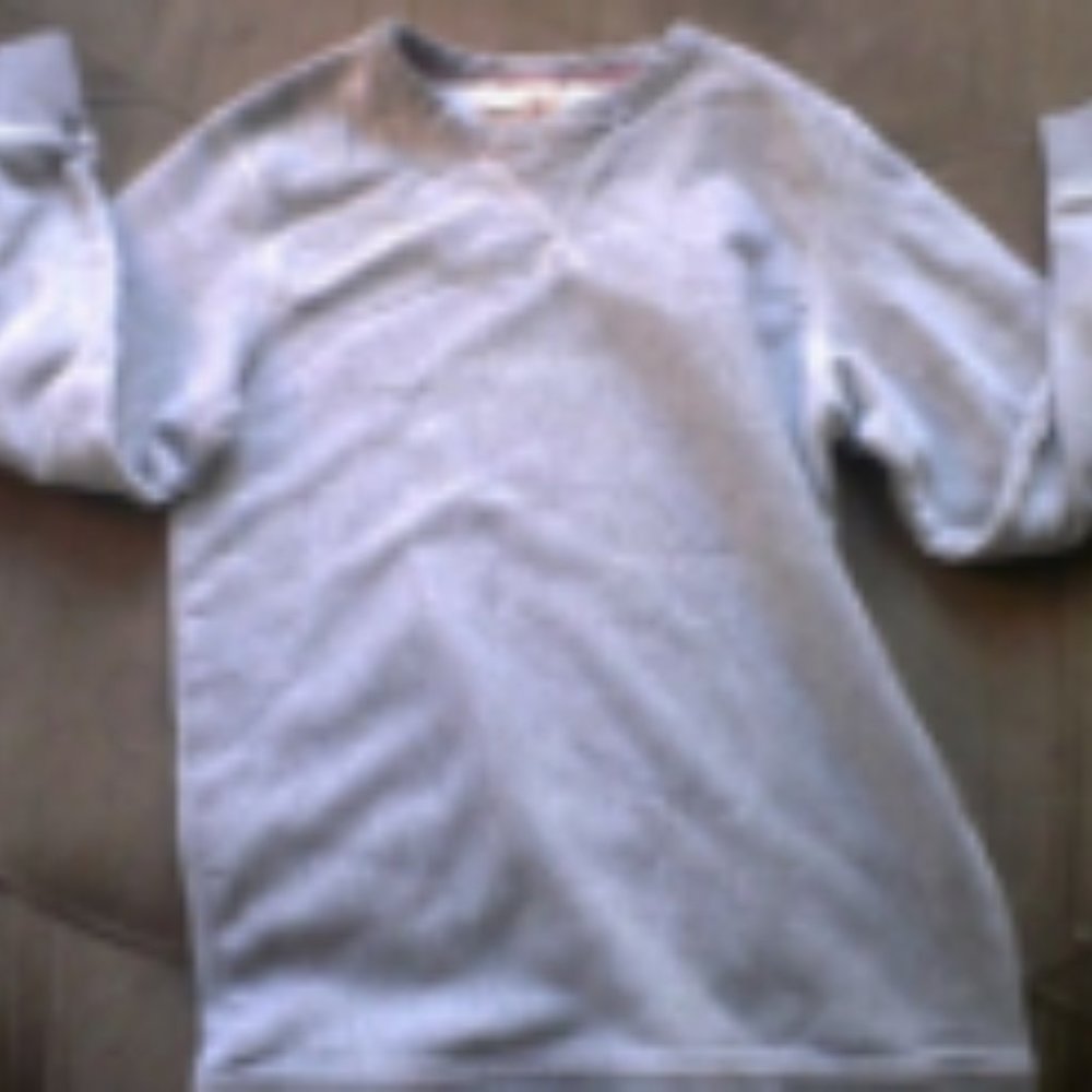 grey sweatshirt